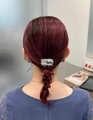 ミディアム カラー ヘアアレンジ Eleanor 池袋 🧸Madoka🧸のヘアスタイル