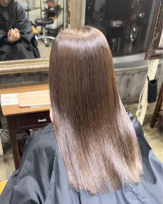 ロング 🔥コテ巻き風 ボブパーマ🔥のヘアスタイル