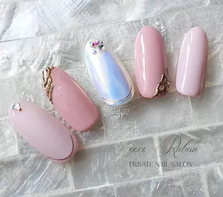 ネイル 自爪育成ネイルサロン ココリュバンのネイルデザイン