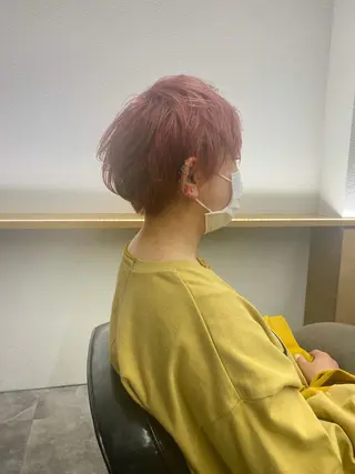 ショート カラー 山﨑 大暉【ダブルカラー】のヘアスタイル