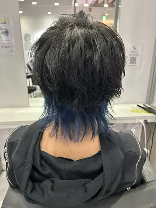 ショート カラー パーマ ヘアアレンジ メンズ 🔥メンズパーマ 特化 渡辺一翔のヘアスタイル