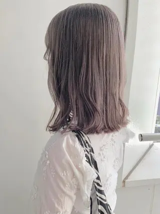セミロング カラー 🐝 hachi🐝のヘアスタイル