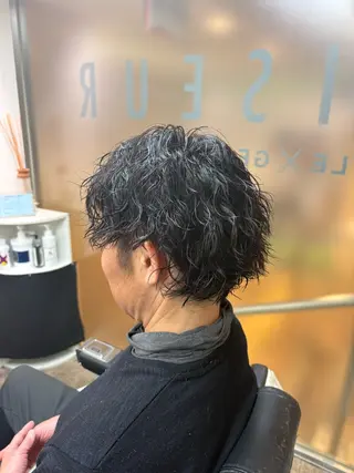 ミディアム カラー パーマ メンズ FRISEUR/高瀬 晴乃祐のヘアスタイル