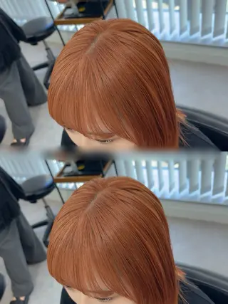 ミディアム カラー ダブルカラー 🌙chinariのヘアスタイル