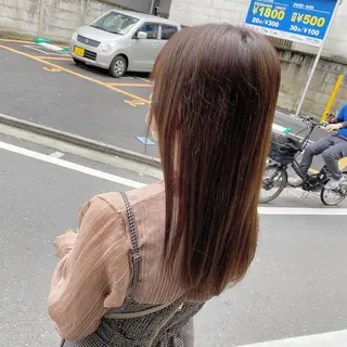 セミロング 髪質改善特化 安東駿介のヘアスタイル