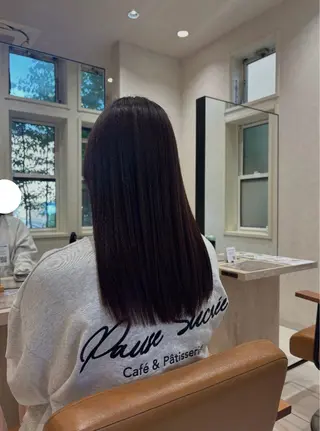 セミロング カラー ⭐️無料ショート モデル募集　まゆ⭐️のヘアスタイル