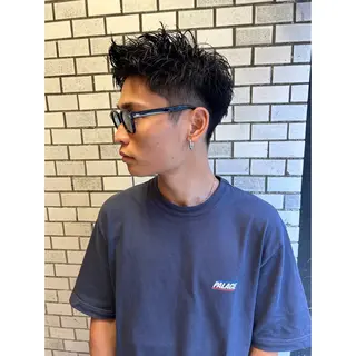 ショート パーマ メンズ 💈メンズ短髪特化 ✂︎伊藤大輝💈のヘアスタイル