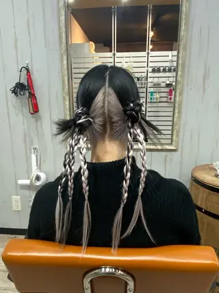 ロング ヘアアレンジ リト /渋谷/ハイトーンのヘアスタイル