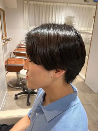 ショート カラー メンズ モデル募集 セイノチヒロのヘアスタイル