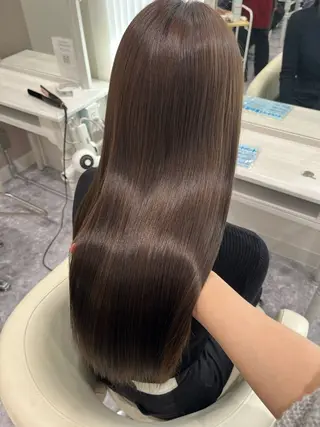 ロング 河西 楓のヘアスタイル