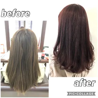 ロング カラー 🫧髪質改善×艶髪 🫧根本泰成🫧のヘアスタイル