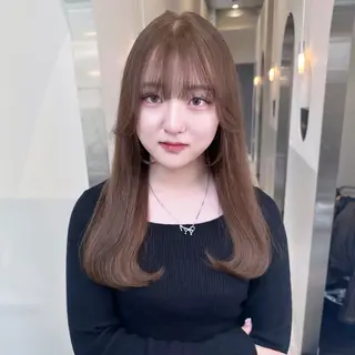 ロング カラー ダブルカラー🤍 髪質改善／原島のヘアスタイル