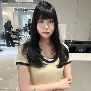 ロング うるツヤハイトーン/ レイヤー⟡mayuのヘアスタイル
