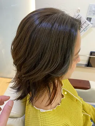 ミディアム カラー 『髪質改善』服部 隆志のヘアスタイル