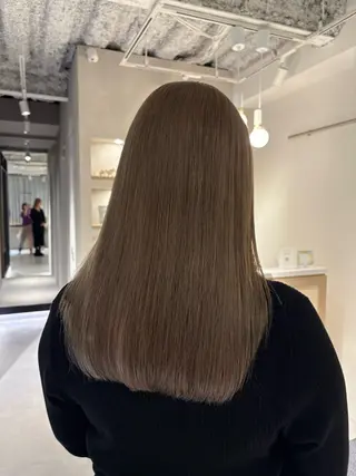 ロング 暖色カラー 奥村陽花のヘアスタイル