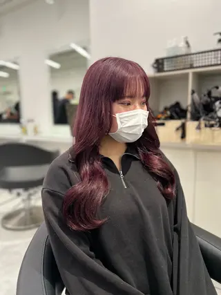 カラー ブリーチなし透明感 💗RYOTAのヘアスタイル