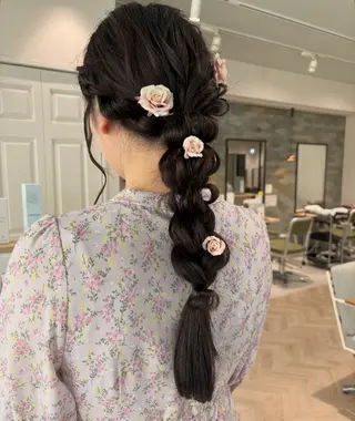 ヘアアレンジ ⠀ さおりのヘアスタイル