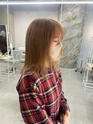 ミディアム 前橋 姫奈のヘアスタイル