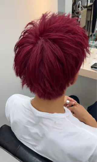 ショート カラー メンズ GRAN LUSSO 【MIHARU】のヘアスタイル