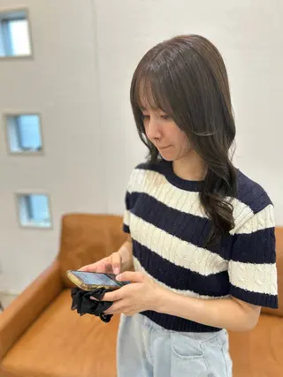 ロング カラー 堀 大輔のヘアスタイル