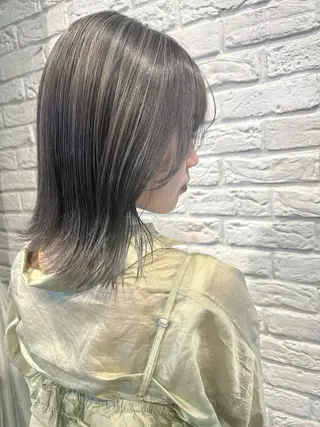 ミディアム カラー つくば 【Ciqi】 あくつのヘアスタイル