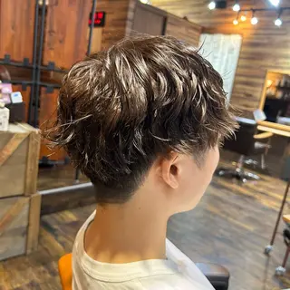 ショート パーマ メンズ ツイスパ/メンズ特化 🦋𝑺𝑶𝑵𝑬のヘアスタイル