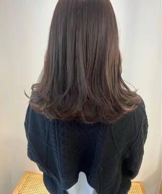 セミロング 韓国レイヤー/ショー ト/nodokaのヘアスタイル