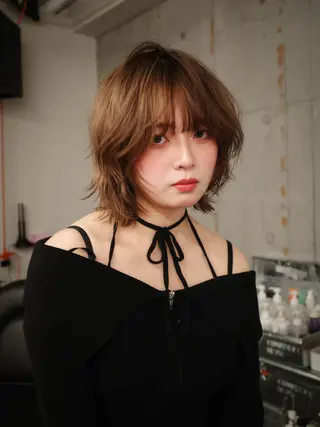 ミディアム カラー 祐希💈カラーモデル 募集中のヘアスタイル