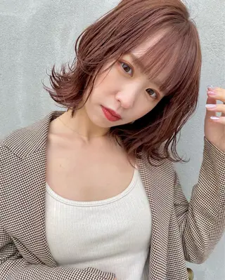 ショート カラー ヘアアレンジ 💛似合わせカット カラー💛 amiのヘアスタイル