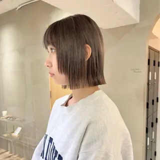 カラー オリーブ🎶アッシュ グレージュちひろ🧸のヘアスタイル