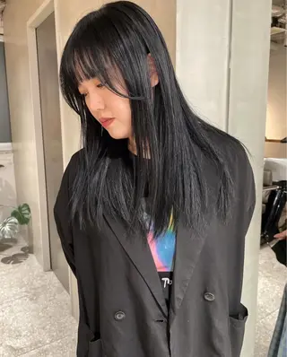 ロング 蘭々/レイヤーカット /ナチュラルヘアのヘアスタイル