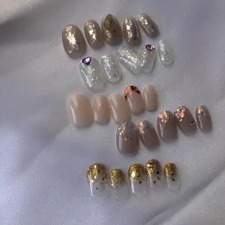 ネイル パラあり！フィルイン 美フォルムのネイルデザイン
