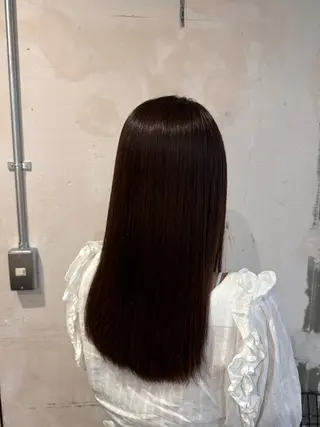 ロング カラー 平松 和泉のヘアスタイル