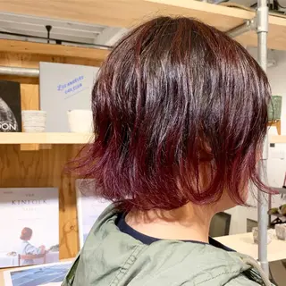 カラー コウノス マサコのヘアスタイル