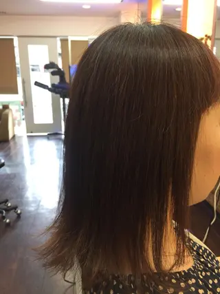 ミディアム パーマ 桧山 真のヘアスタイル