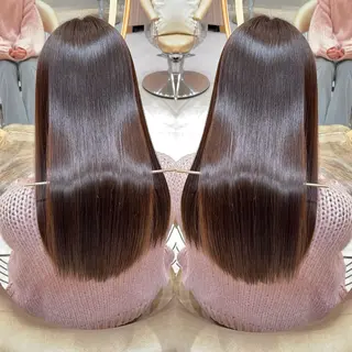 セミロング レイヤー❣️縮毛矯 川村利幸のヘアスタイル