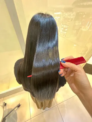 ロング 縮毛矯正/髪質改善/ 艶髪ササキナツミのヘアスタイル