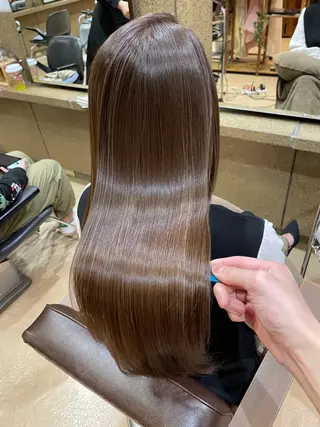 ロング カラー パーマ ヘアアレンジ キッズ ひろ美容室所属・田中 俊貴のヘアスタイル