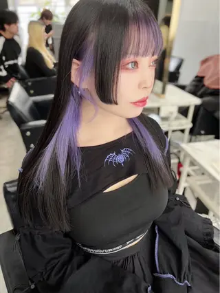 セミロング カラー 🎀透明感 カラー🎀ミズキのヘアスタイル