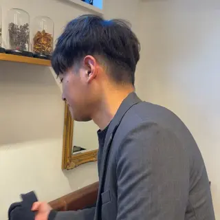 メンズ 艶カラー×似合わせ カットshihomiのヘアスタイル