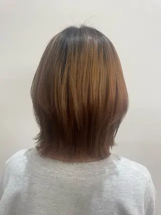 ミディアム hairs BEAU 藤田彩夏のヘアスタイル