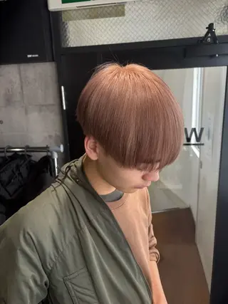 カラー メンズ _WHITE / KENTOのヘアスタイル