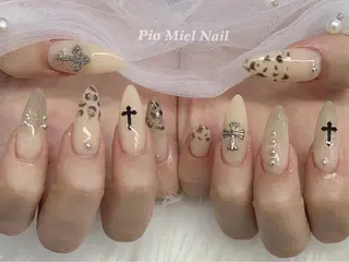 ネイル momo 長さだしのネイルデザイン