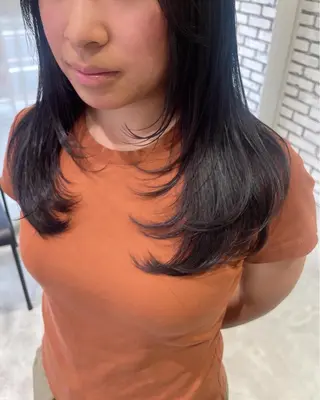 ロング 韓国風レイヤーカット 🇰🇷yumiのヘアスタイル