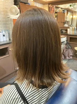 ミディアム ルピナス中田店長 山口大地のヘアスタイル