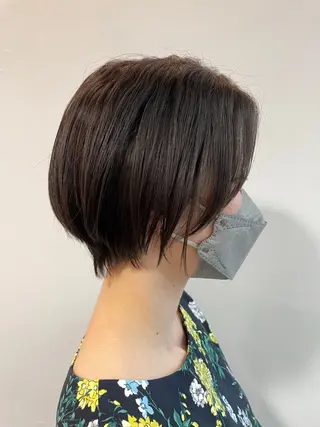 ショート カラー ショート ボブ✂︎ 髙梨  遥のヘアスタイル