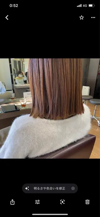 ミディアム 鈴木 志保のヘアスタイル