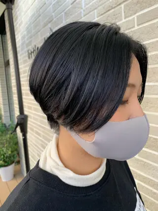ショート カラー ヘアアレンジ kei🤎ベージュ /透明感カラー/博多のヘアスタイル
