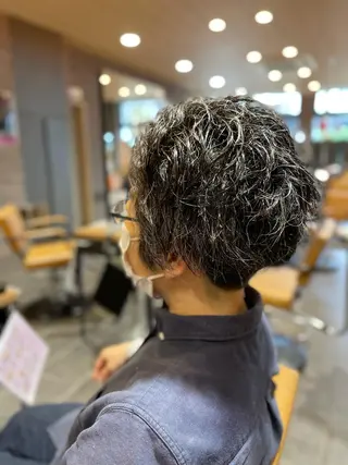 ショート パーマ 髪質改善/ 杉山正克のヘアスタイル