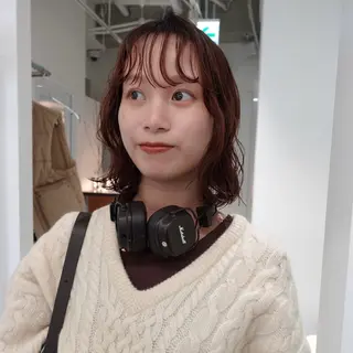 ミディアム カラー ヘアアレンジ 🌐サトウ リョウ🌐のヘアスタイル